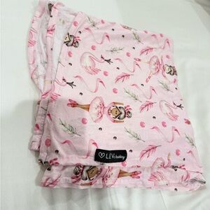 Pristine Lev Baby Ballerina Bamboo Viscose Baby Blanket